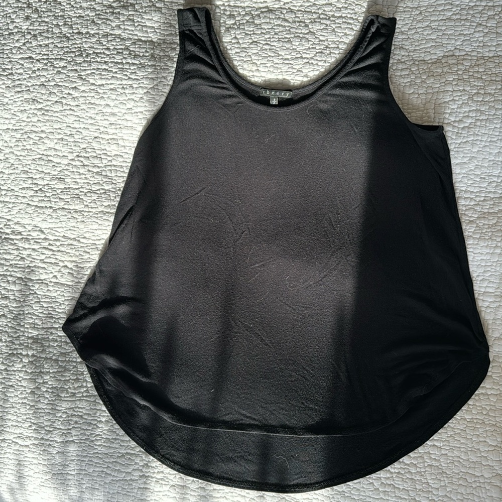Theory black tank top